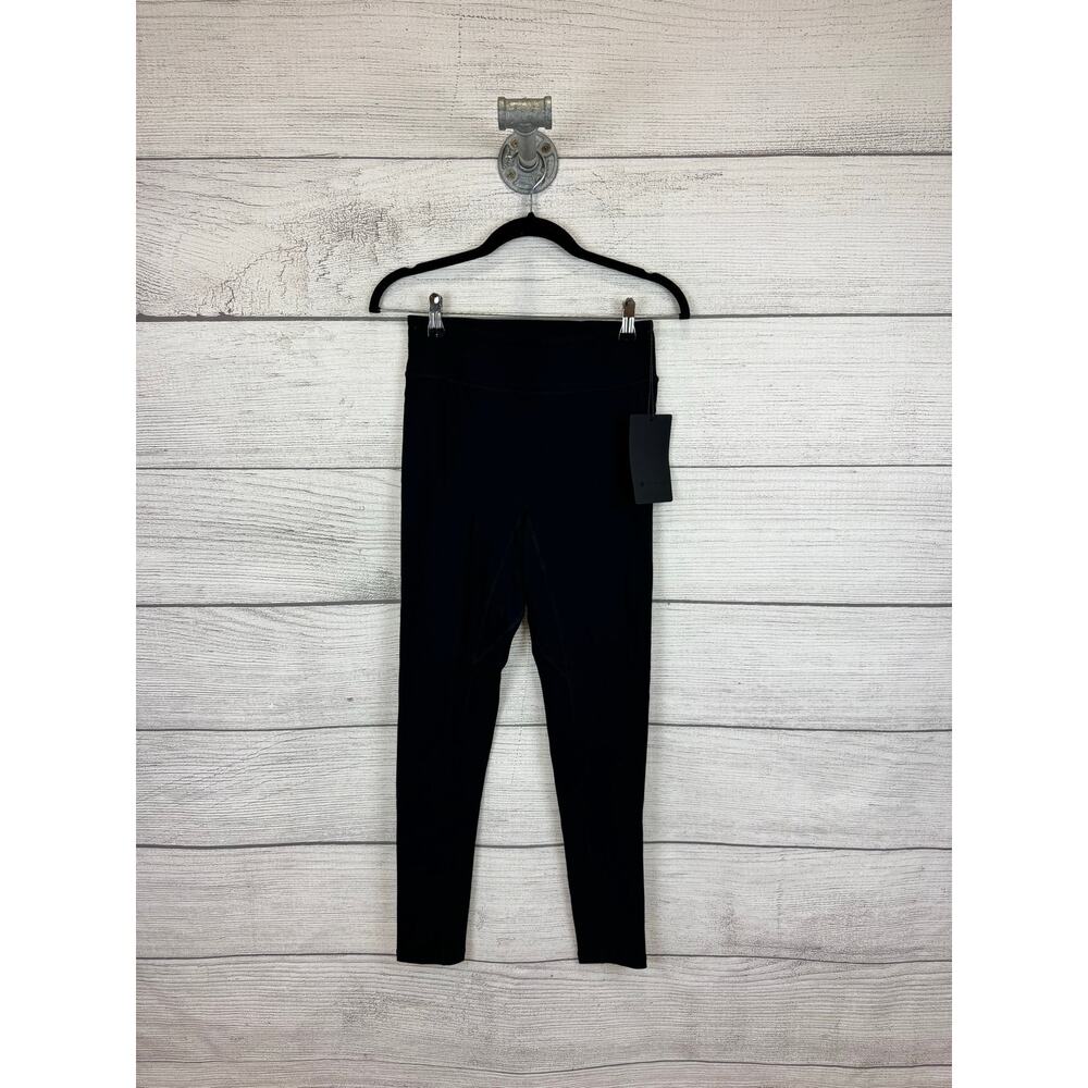 Allwear Women's Black Bamboo Active High Waisted Workout Leggings Size 4